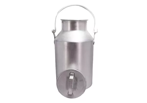 Cowfit Aluminium Milk Storage Can with Lid - (10 Litres)